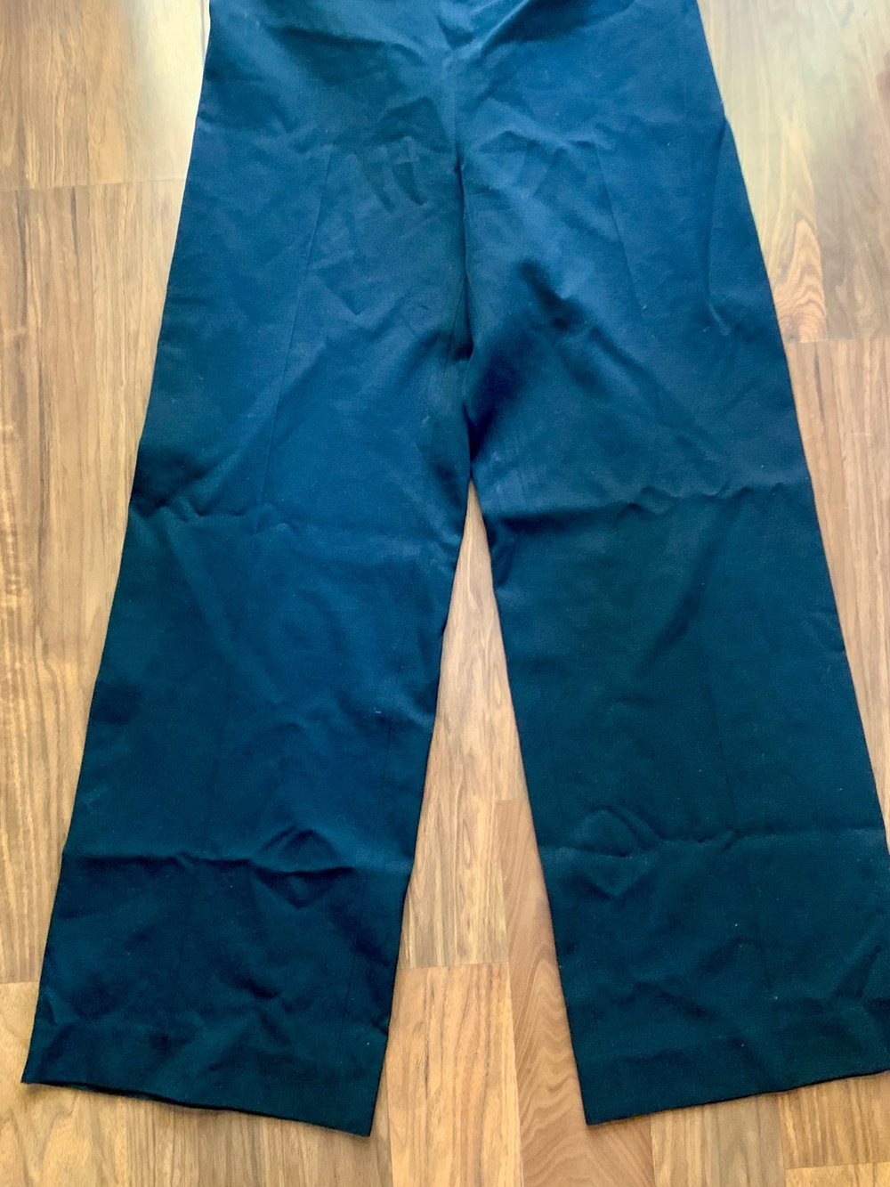 Dries Van Noten Black Wool Blend Trousers